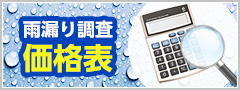 雨漏り調査価格表